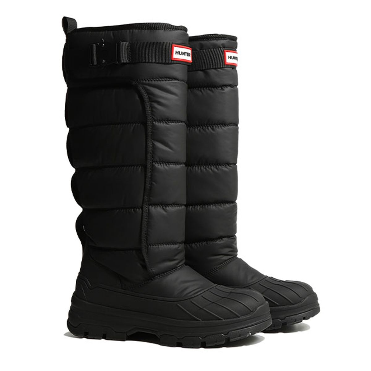 헌터(HUNTER) [UNISEX] 인트레피드 버클 톨 스노우부츠 - 블랙 WFT2000NYRBLK