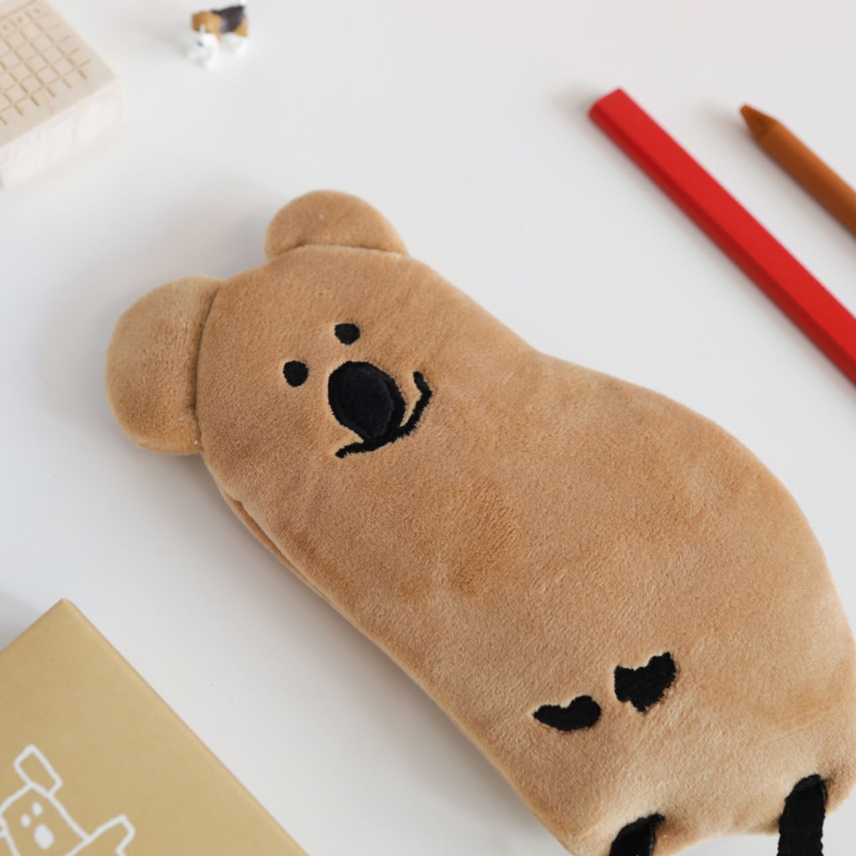 다이노탱(DINOTAENG) Happy Quokka Pencil Pouch