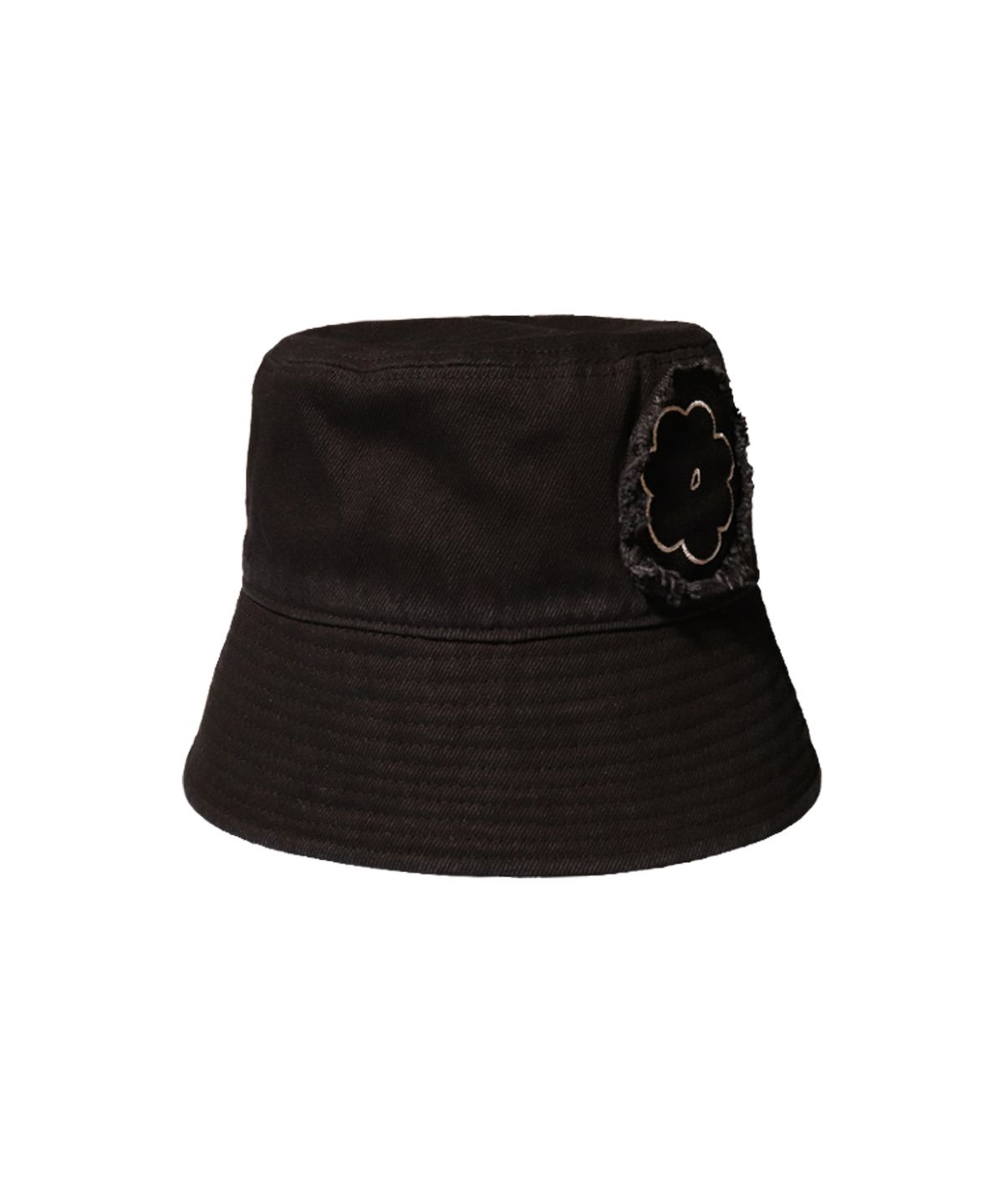 엘케블룸(ELKE BLOEM) FLOWER PATCH COTTON BLACK BUCKET HAT