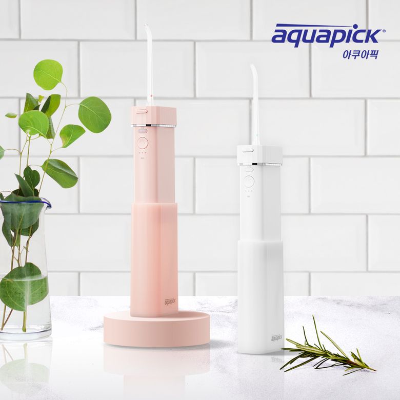 휴대용 코드리스 구강세정기 AQ-208 (화이트핑크)