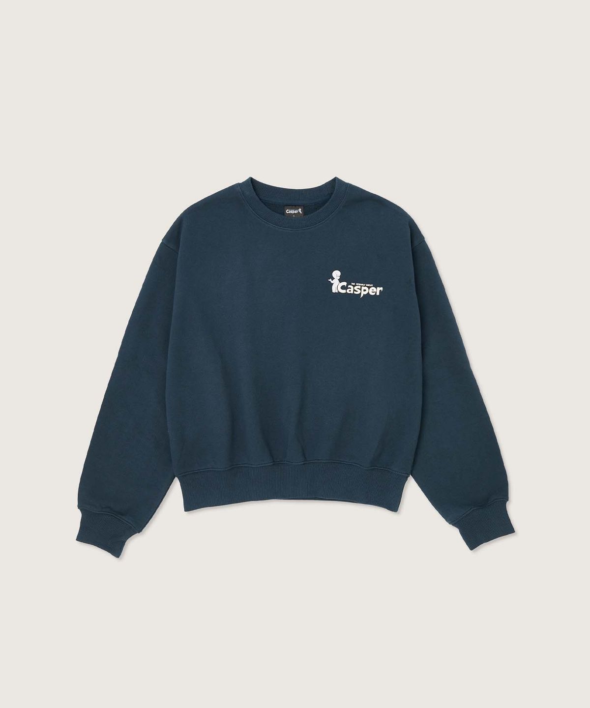 플랙 우먼(PLAC WOMEN) CASPER X PLAC  캐스퍼 스웨트 셔츠 네이비