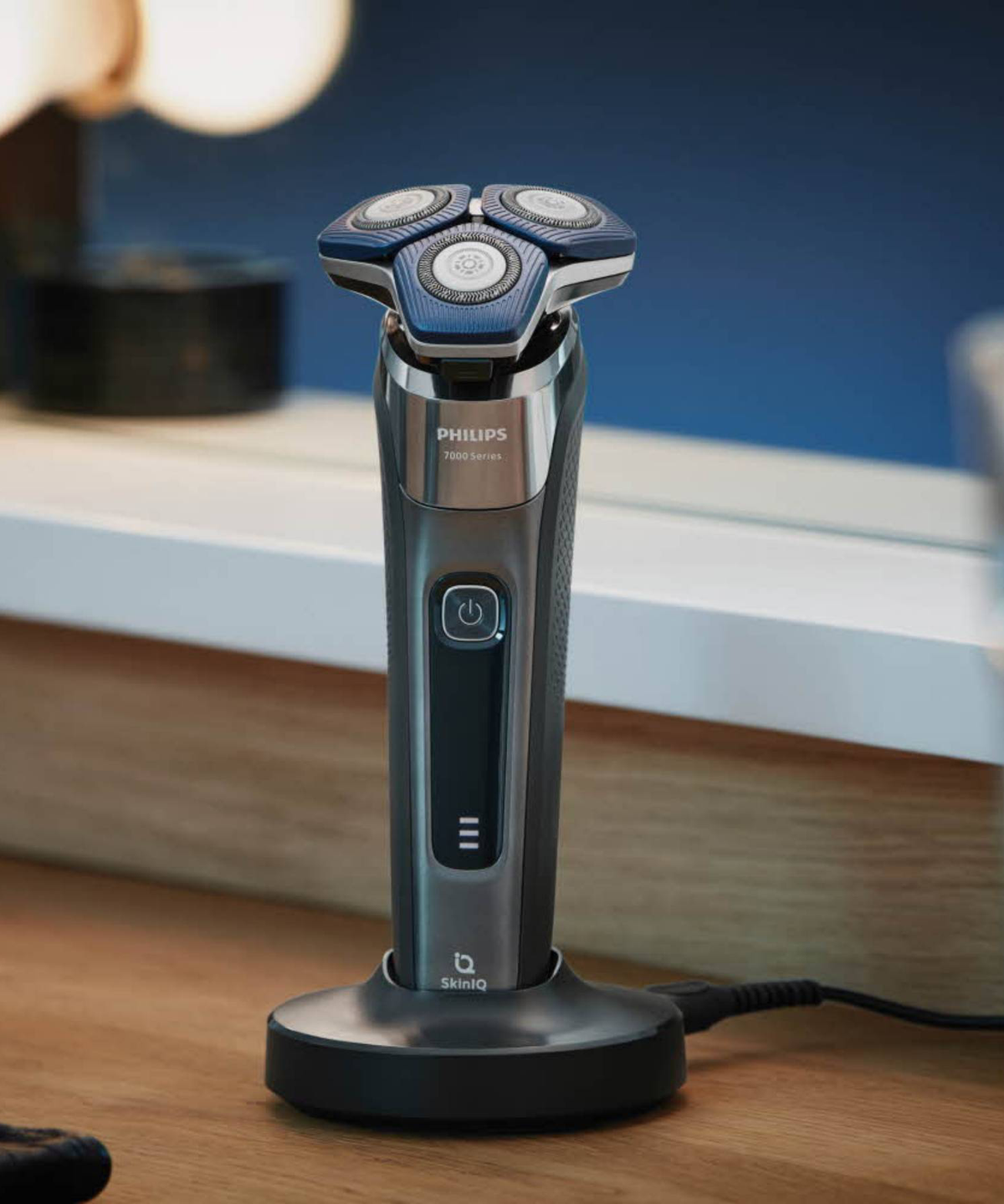필립스(PHILIPS) SkinIQ 7000 시리즈 전기면도기 S7887/72 다크 크롬