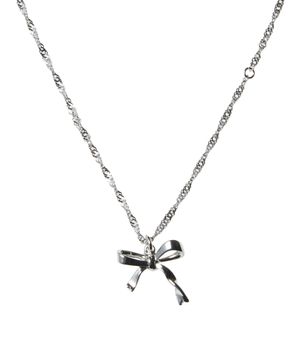 3WAY 리본 드롭 써지컬 레이스 목걸이