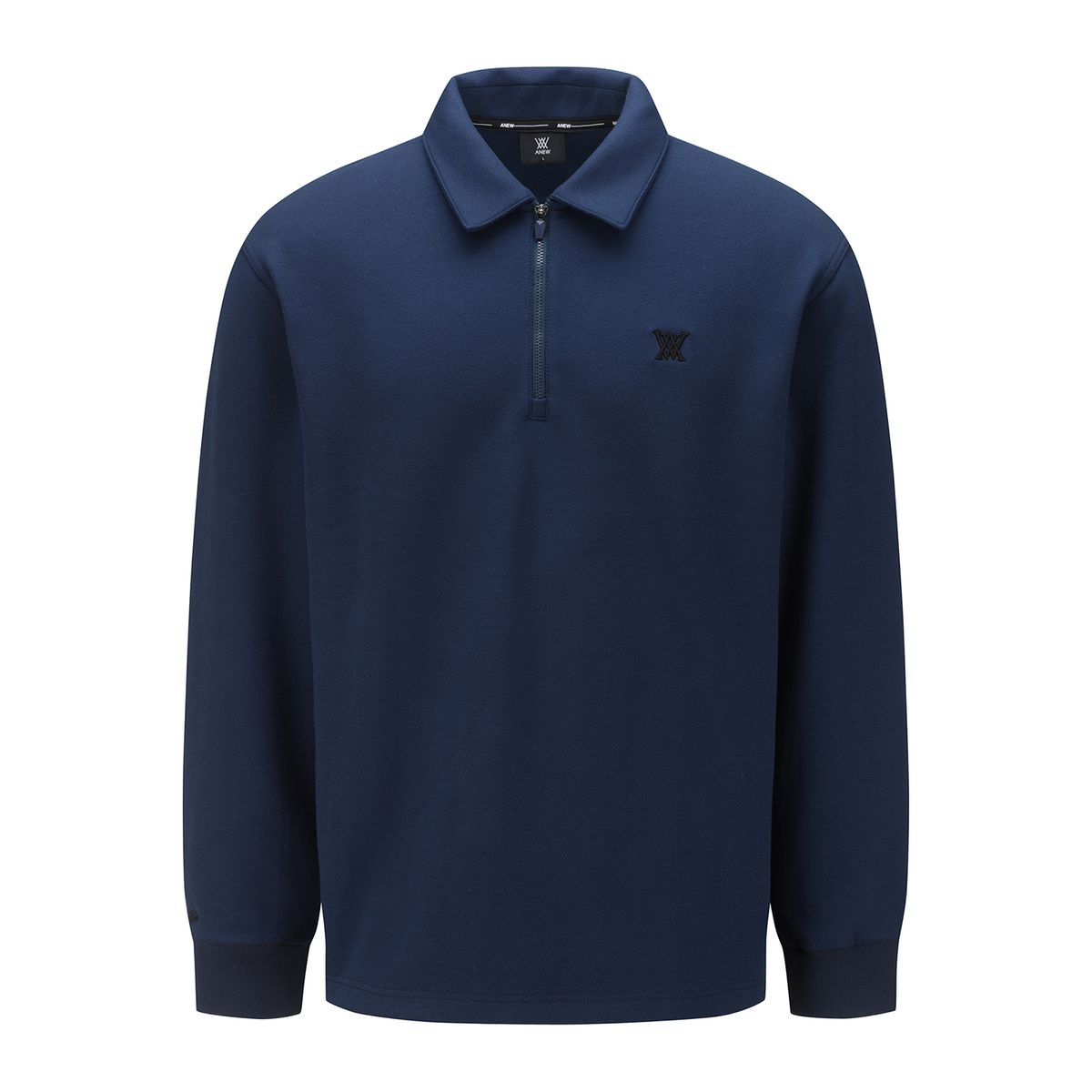 어뉴골프(ANEW GOLF) MEN COLLAR HALF ZIP LONG T-SHIRT_IB