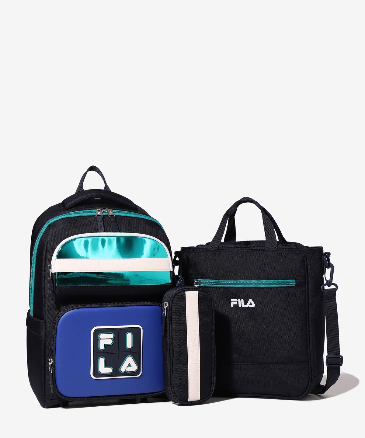 휠라 키즈(FILA KIDS) 루미꾸미 책가방 세트(FK3BEG1005MNAY)