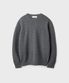 CASHMERE WOOL CREWNECK KNIT [MELANGE GRAY]