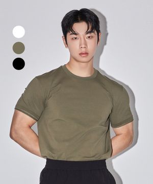 코튼에어 머슬핏 숏슬리브 (3color)