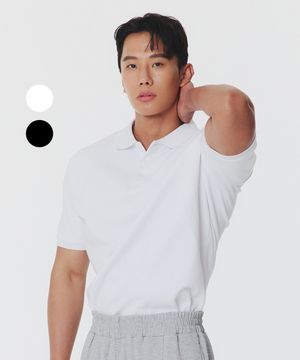 코튼코어 머슬핏 폴로 숏슬리브 (2colors)