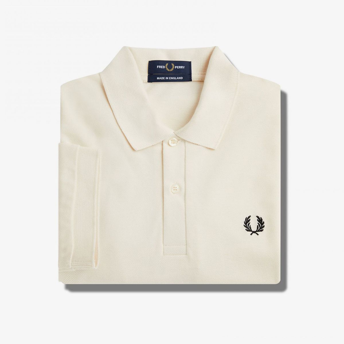 프레드페리(FRED PERRY) [M3] 오리지널 프레드페리 셔츠 - 에크루/블랙 AFPM2330003-S70