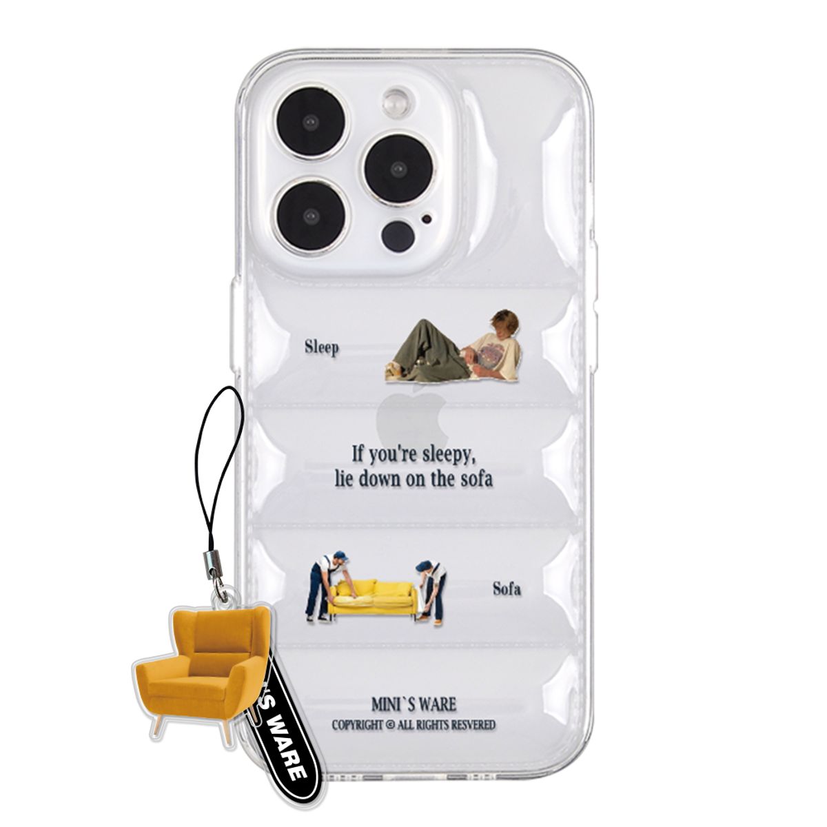 미니스웨어(MINI'S WARE) [아이폰16추가] DO IT PADDING CASE_SLEEP