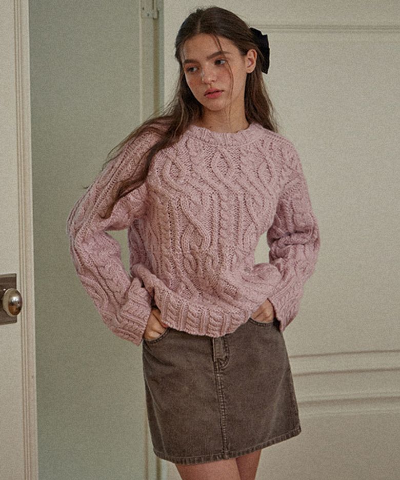 CAROL CORDUROY MINI SKIRT_3COLORS_BROWN