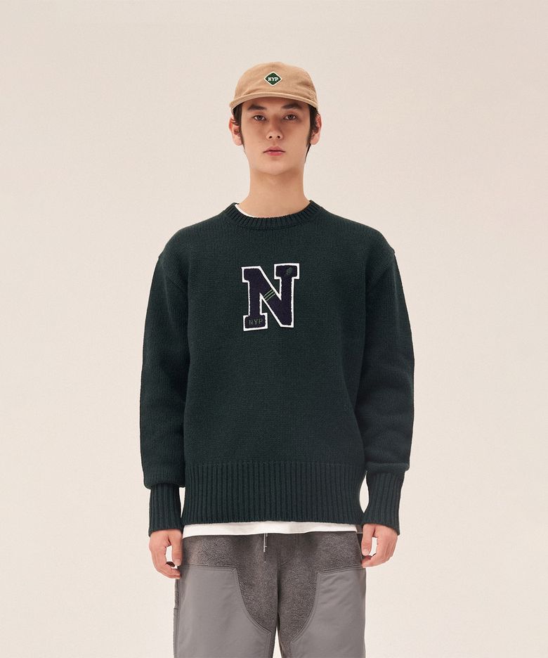 Crew Neck Sweater (winter green)