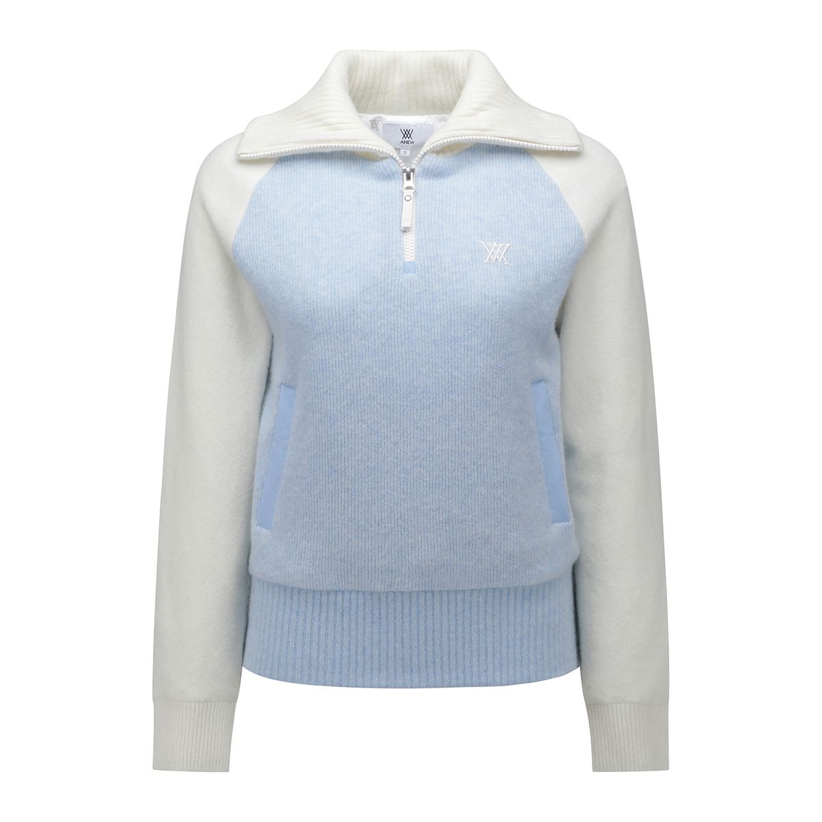 어뉴골프(ANEW GOLF) WOMEN WIND BLOCK HALF ZIP SWEATER_LB