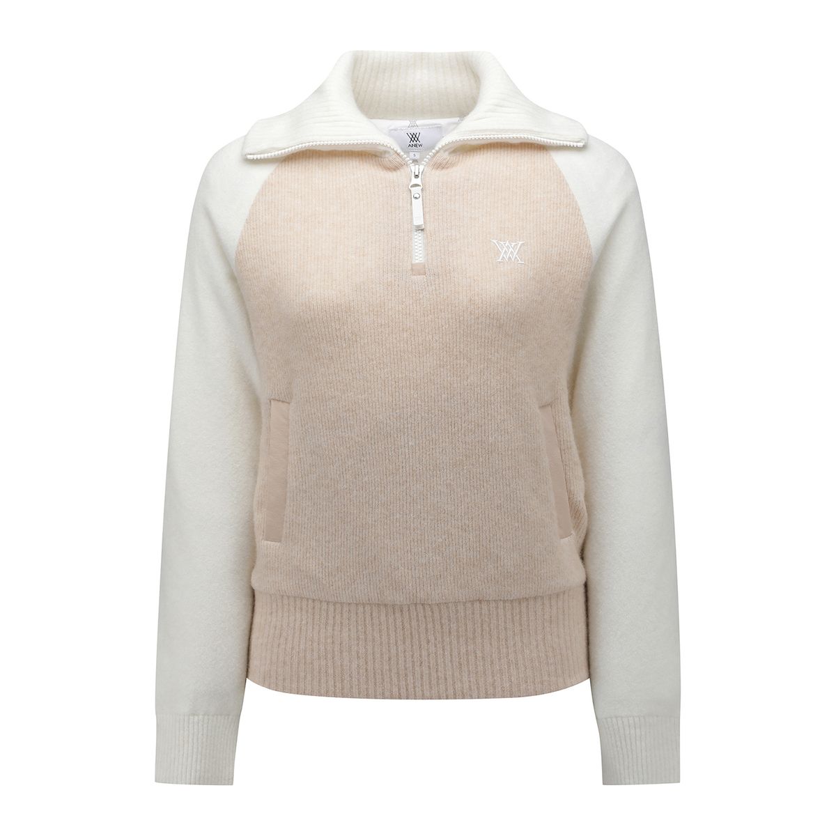 어뉴골프(ANEW GOLF) WOMEN WIND BLOCK HALF ZIP SWEATER_LE