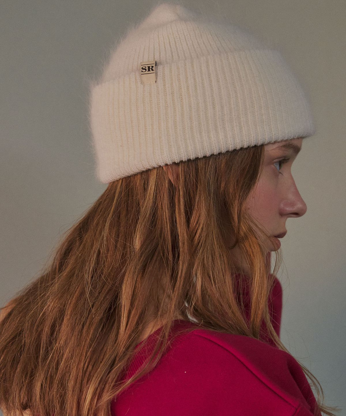 쏘이르(SO IR) ANGORA BEANIE - WHITE