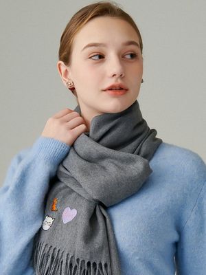 Adorable Muffler Ia169 [Gray]