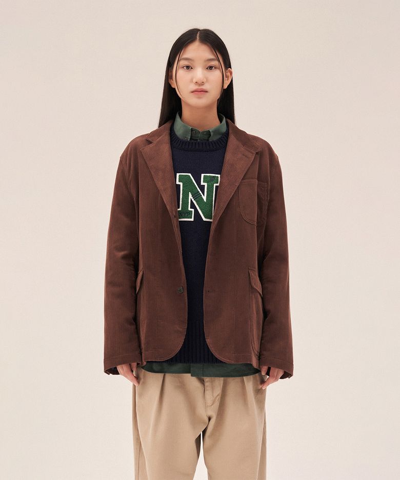 Corduroy Utility Jacket (university brown)