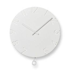 카브드 스윙 디자인 벽시계