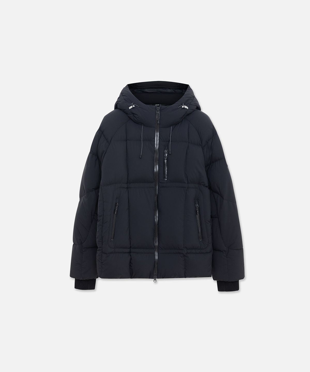 칼렉(KALEG) UNISEX RACING HYBRID DOWN JACKET BLACK