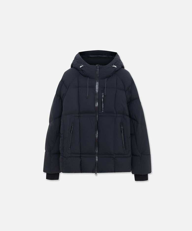 UNISEX RACING HYBRID DOWN JACKET BLACK