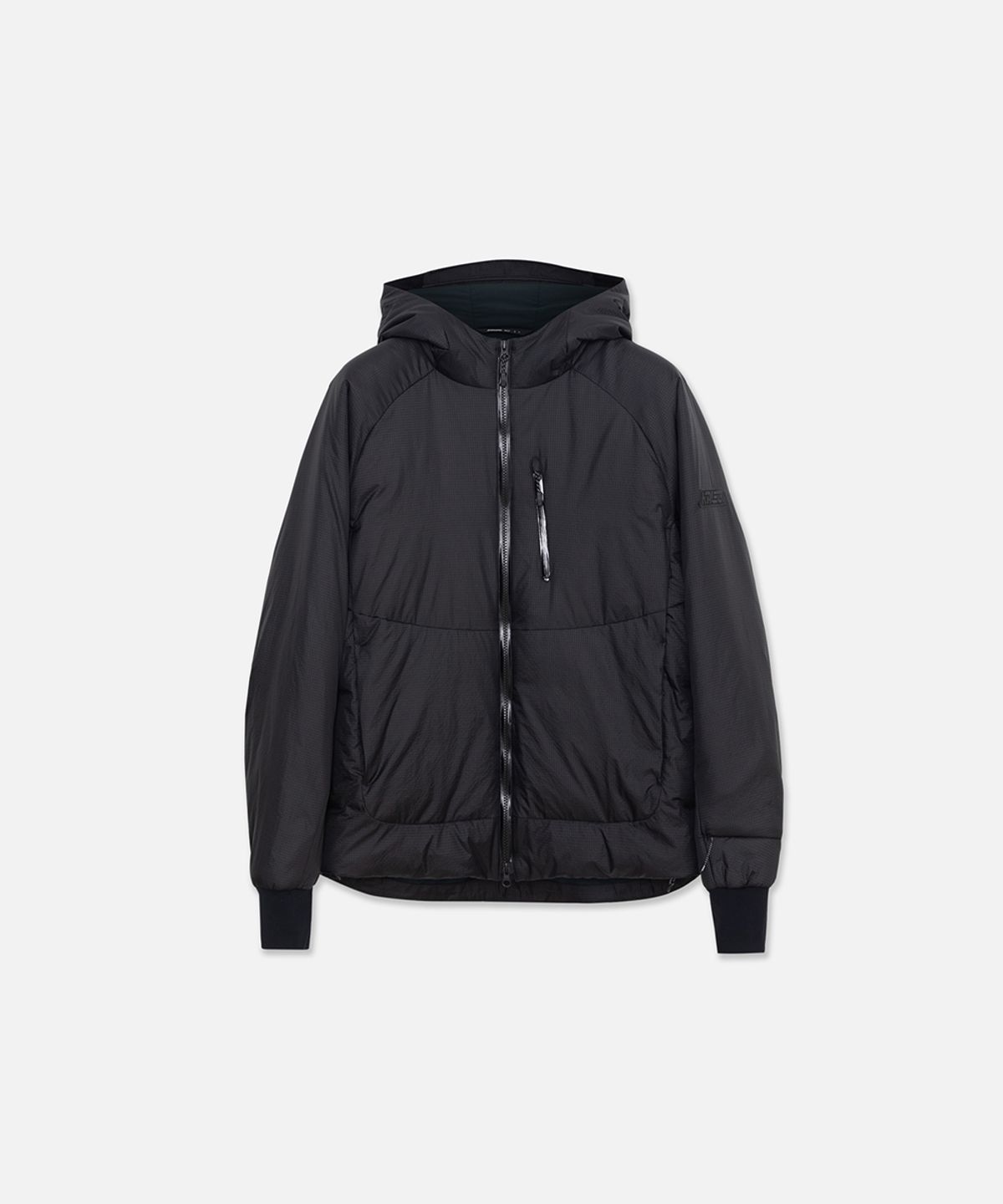 칼렉(KALEG) UNISEX WARM UP DOWN JACKET BLACK
