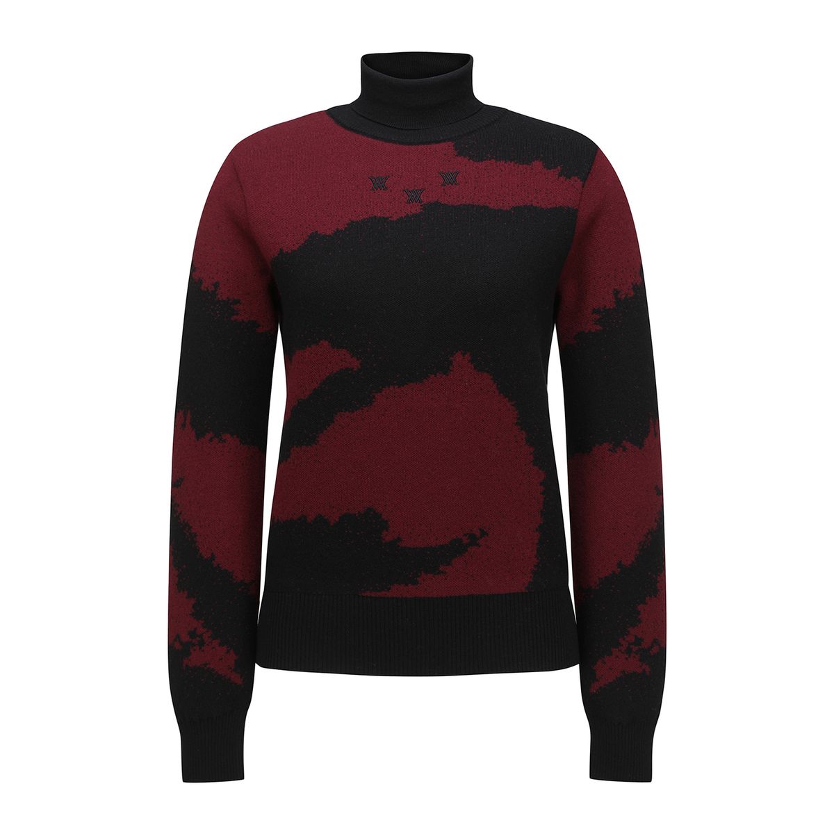어뉴골프(ANEW GOLF) WOMEN PATTEN JACQUARD HIGH NECK SWEATER_WI