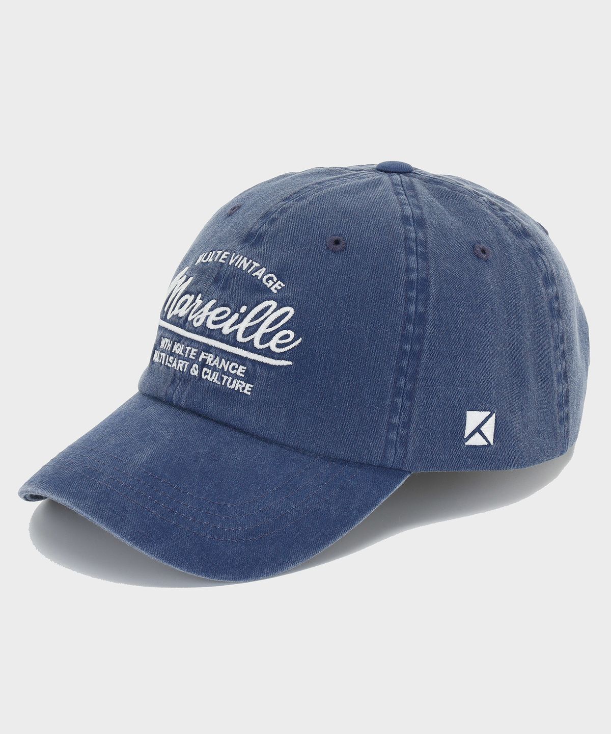 쿨트(KULTE) VINTAGE TAIL WASHING CAP NAVY