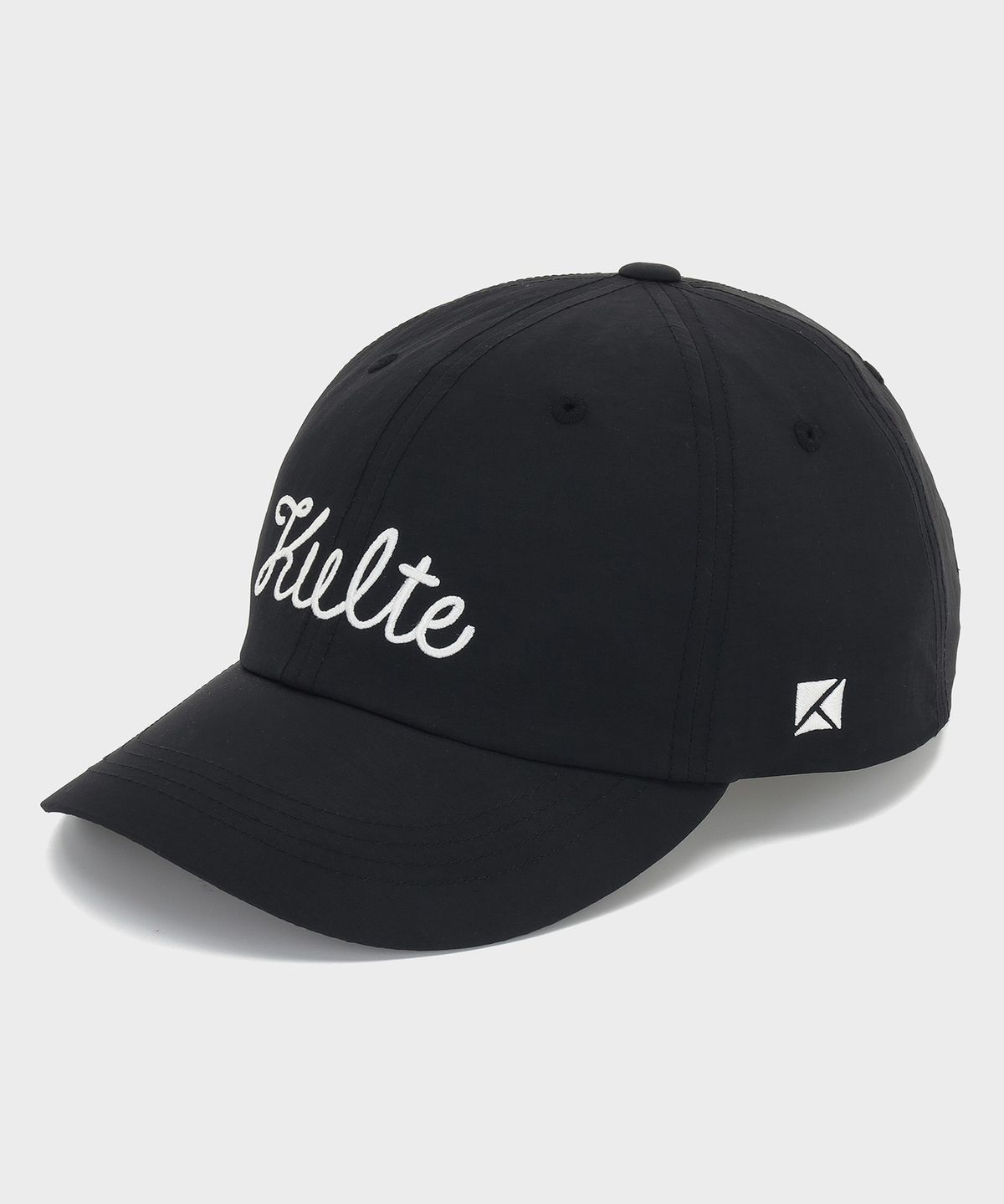쿨트(KULTE) SCRIPT NYLON CAP BLACK