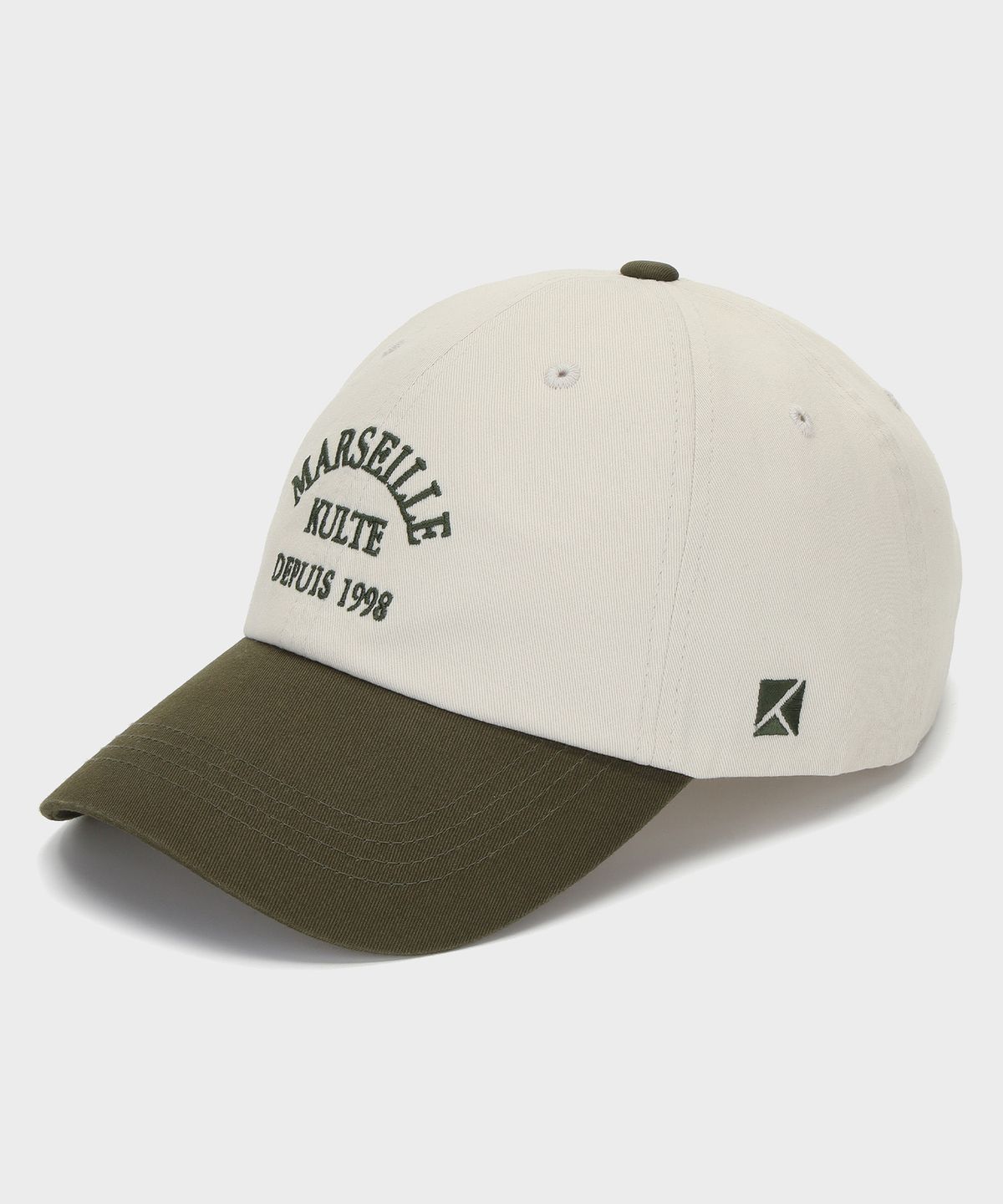 쿨트(KULTE) RETRO COLLEGE CAP KHAKI