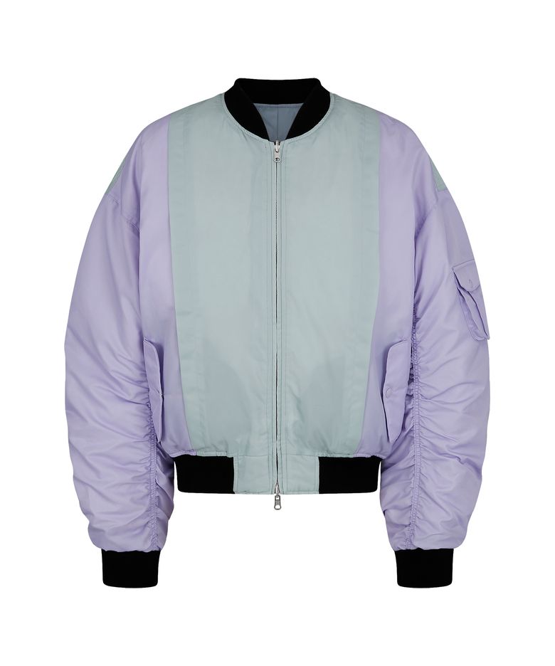 REVERSIBLE MA1 DOWN BOMBER_PURPLE&NAVY