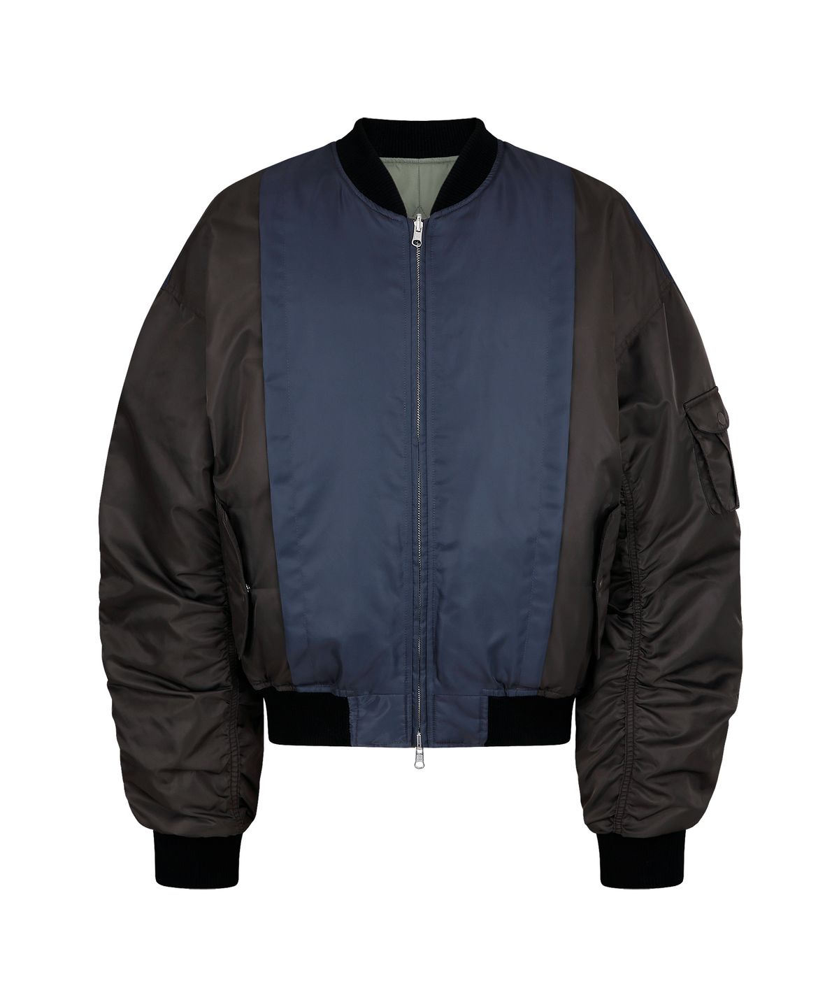 홍우성(HONGWOOSUNG) REVERSIBLE MA1 DOWN BOMBER_BROWN&BLACK