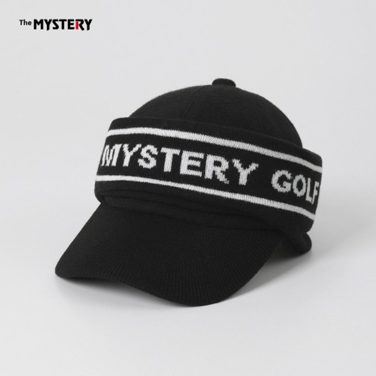 더 미스테리 골프(THE MYSTERY GOLF) 분리형귀마개 캡 블랙 MY-CM1
