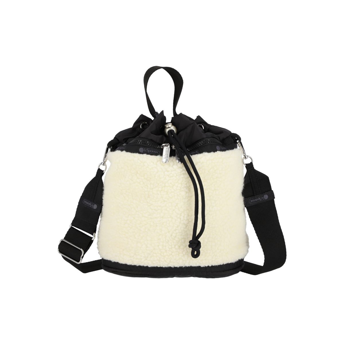 레스포색(LESPORTSAC) 크림 비건 셰르파 미니 백팩 [1275.E979]