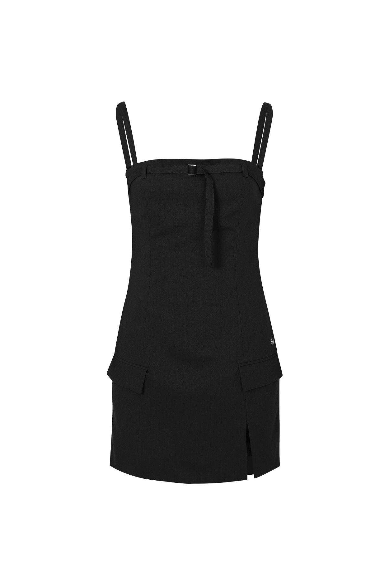【pain or pleasure】LUNA BELTED DRESS MUSINSA公式 | PAINORPLEASURE LUNA BELTED DRESS black