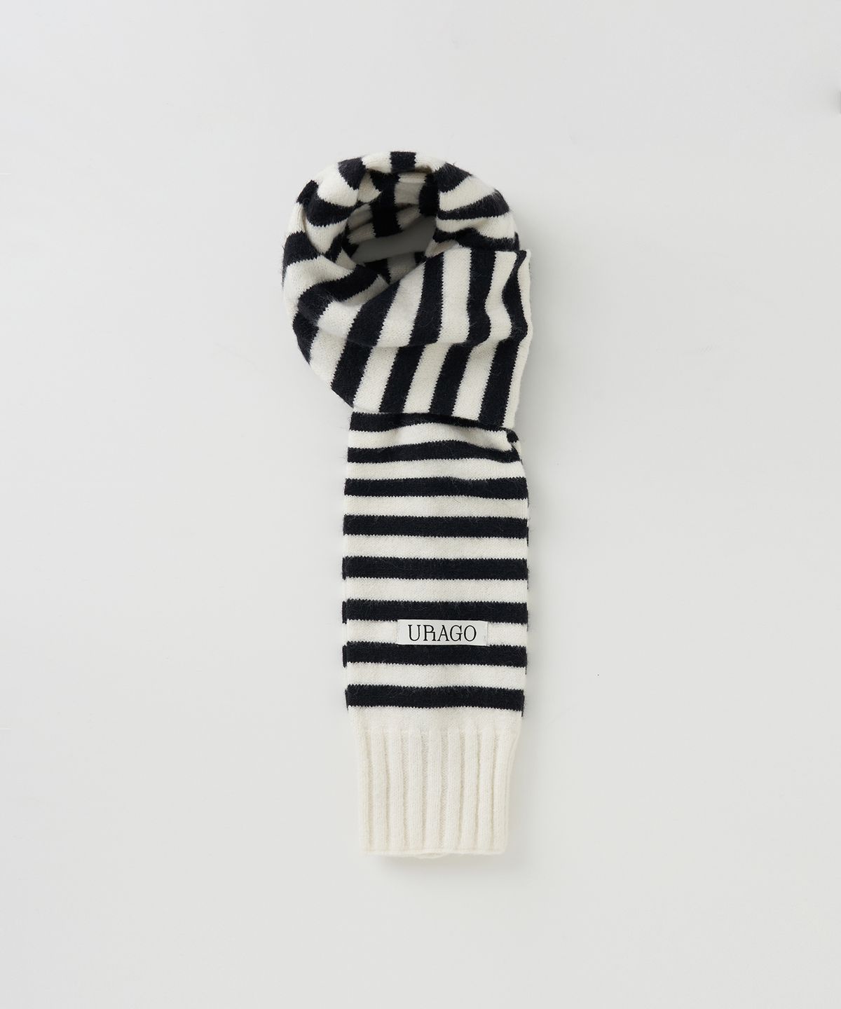 유라고(URAGO) Wool stripe muffler