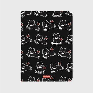 블랙 메로 패턴-BLACK(아이패드-커버)