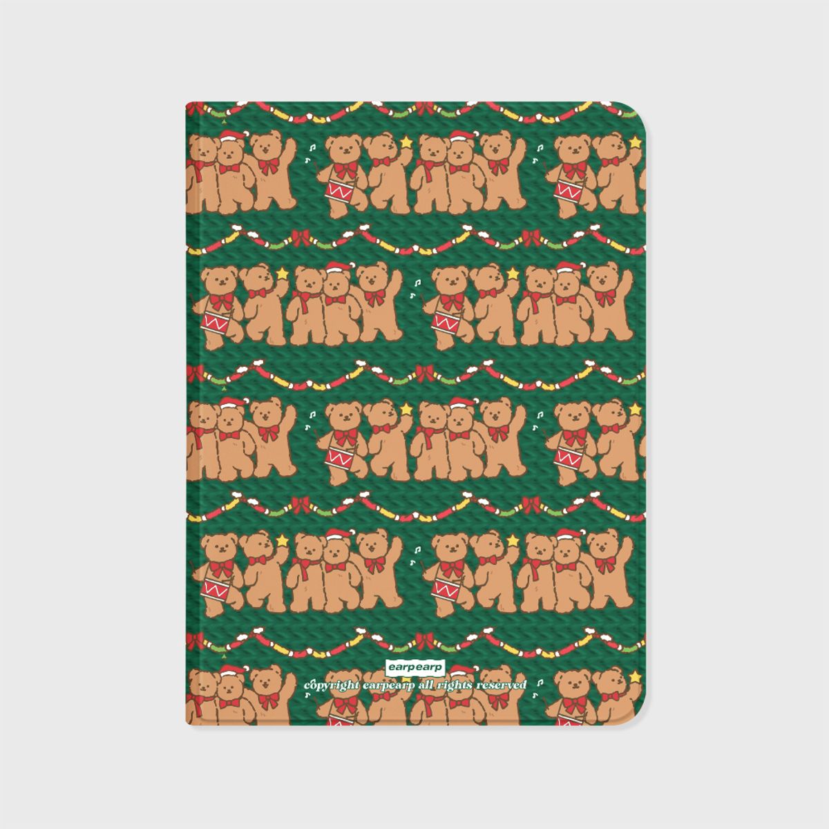 어프어프(EARPEARP) 크리스마스 코비-GREEN(아이패드-커버)