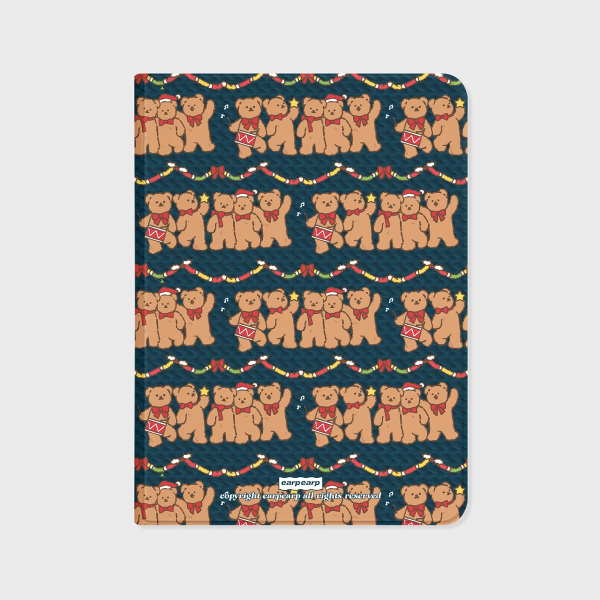 어프어프(EARPEARP) 크리스마스 코비-NAVY(아이패드-커버)