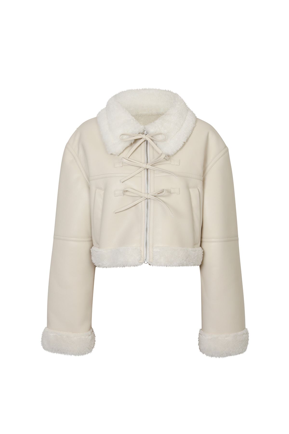 페인오어플레져(PAINORPLEASURE) LUCY MUSTANG JACKET cream