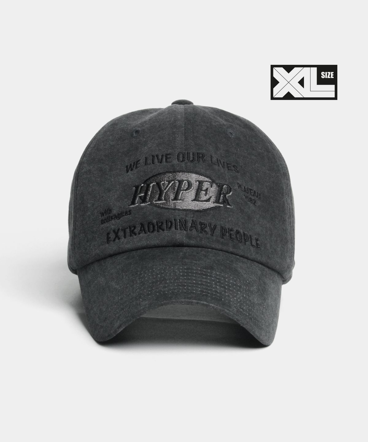 플래토(PLATEAU) 빅사이즈 볼캡 XL HY CAP DARK GREY