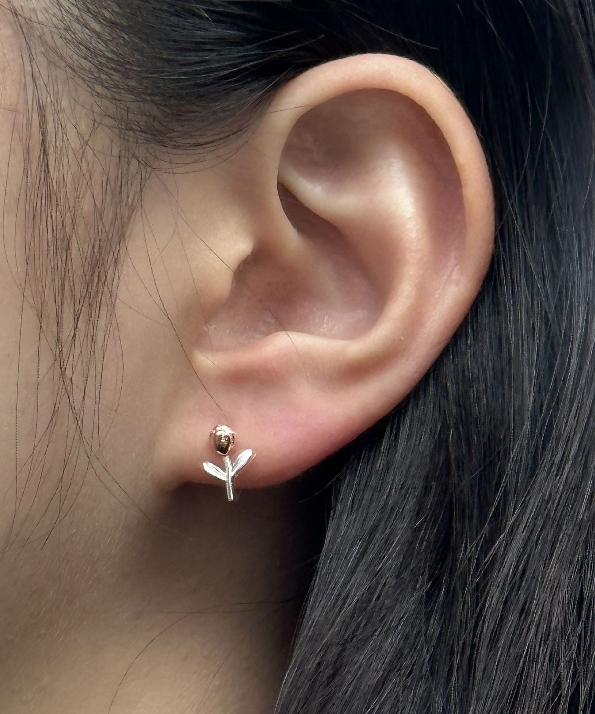 바라두(BARADU) [BARADU 925] Romantic rose piercing (single)