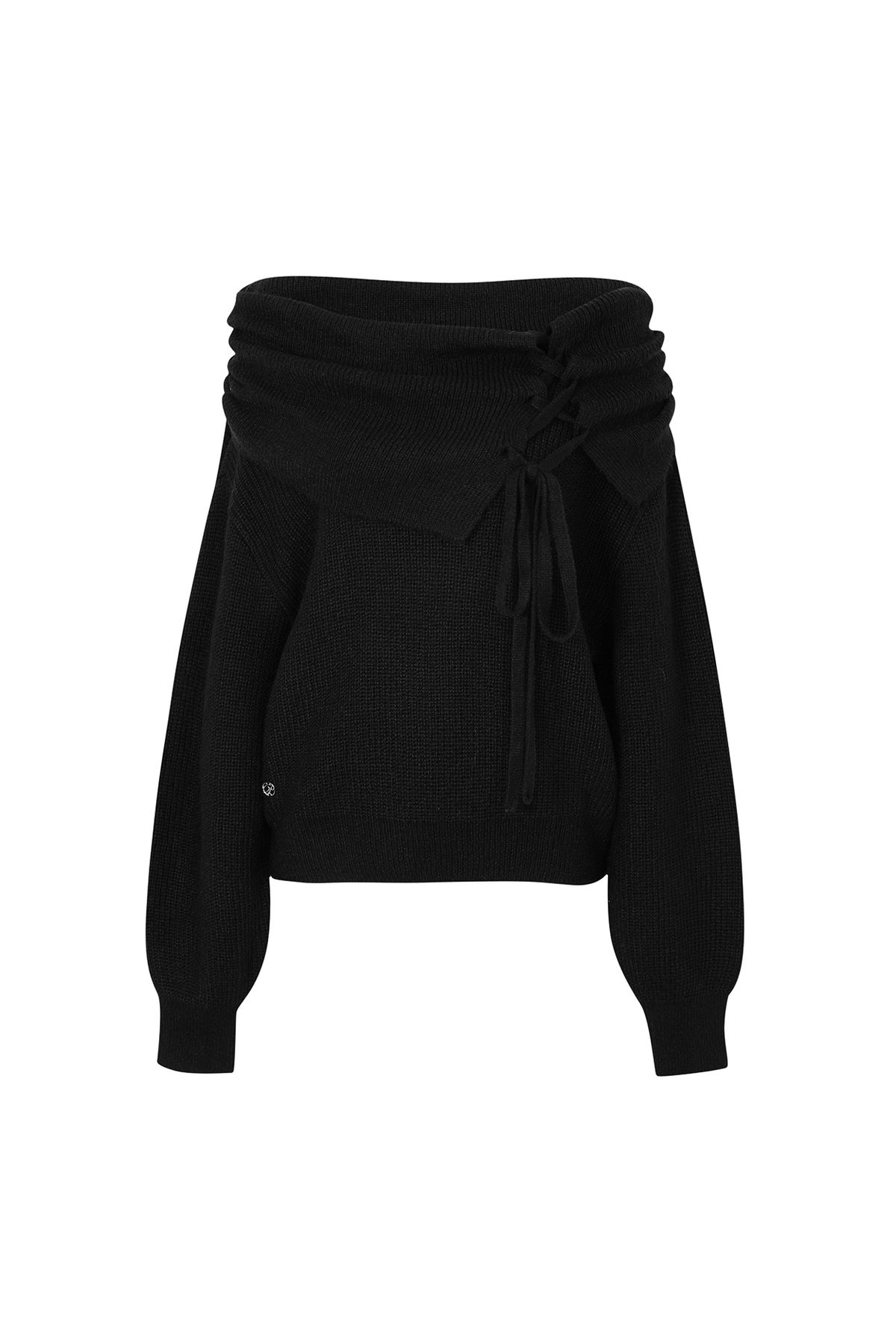 페인오어플레져(PAINORPLEASURE) KAREN CORSET KNIT black