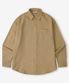 솔리드 링클프리 루즈핏 무지 셔츠 연베이지