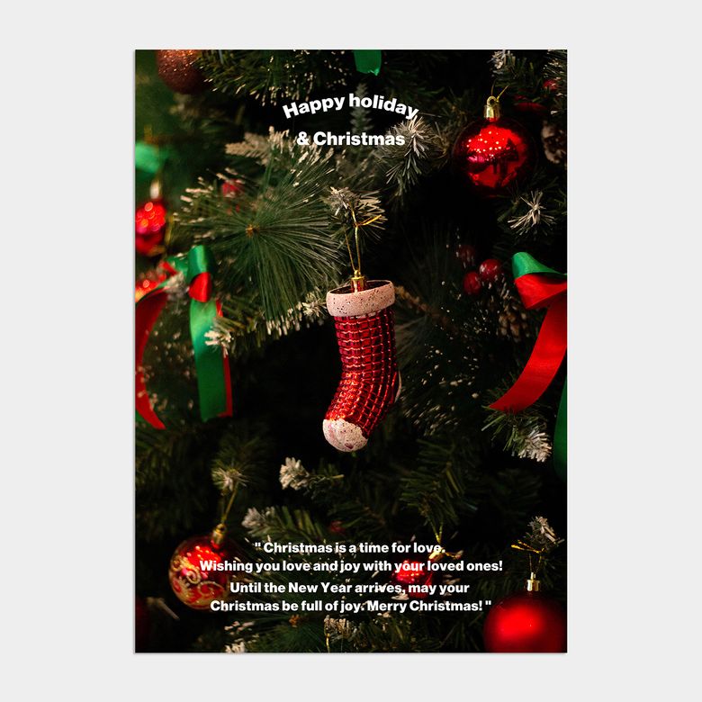 윈터 원더랜드 크리스마스 인테리어 포스터 / 06. Petit ornament