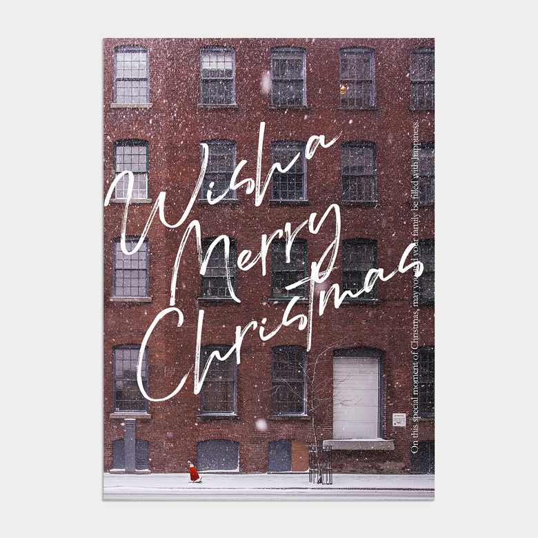 윈터 원더랜드 크리스마스 인테리어 포스터 / 07. Merry christmas 1