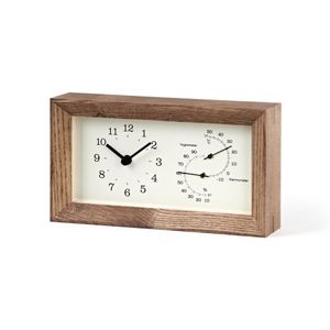 프레임 온.습도계 탁상시계