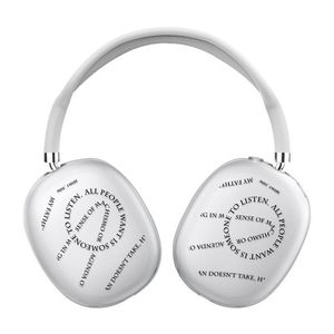 TEXT AIRPODS MAX CLEAR CASE_LISTEN BLACK [에어팟맥스-클리어젤리]