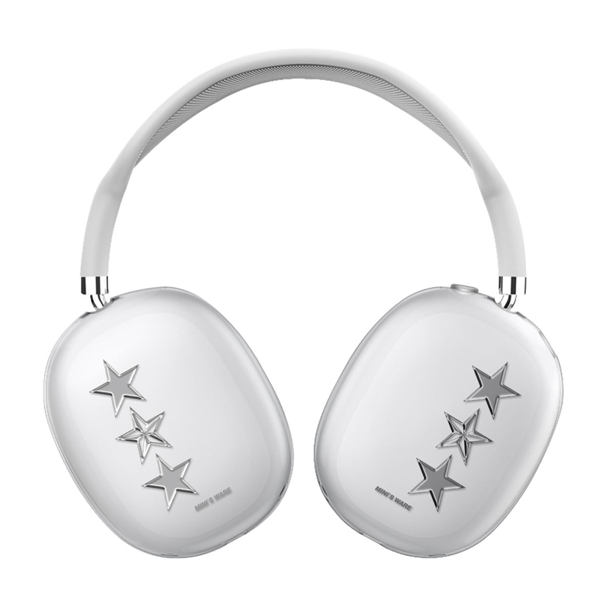 미니스웨어(MINI'S WARE) SILVER AIRPODS MAX CLEAR CASE_TRIOSTA [에어팟맥스-클리어젤리]