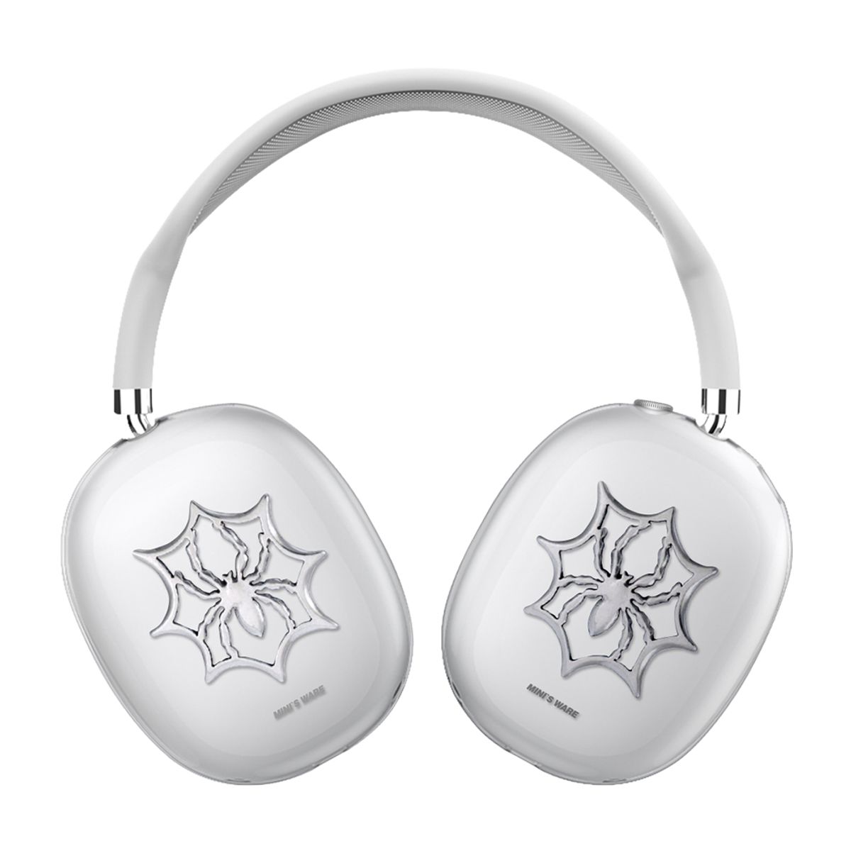 미니스웨어(MINI'S WARE) SILVER AIRPODS MAX CLEAR CASE_SPIDER [에어팟맥스-클리어젤리]
