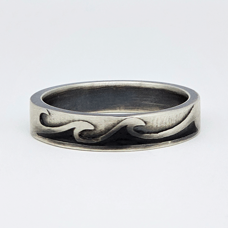 엔틱 블랙 물결 반지 (Antique Black Wave Ring)